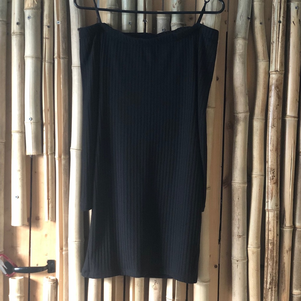 Strapless Rib Dress: GUESS - Picture 3 of 5